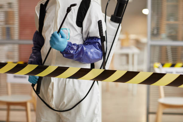 Professional Biohazard technician working in Wayland, IA